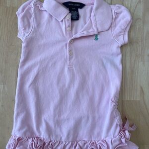 Ralph Lauren Pink Kids Polo Dress